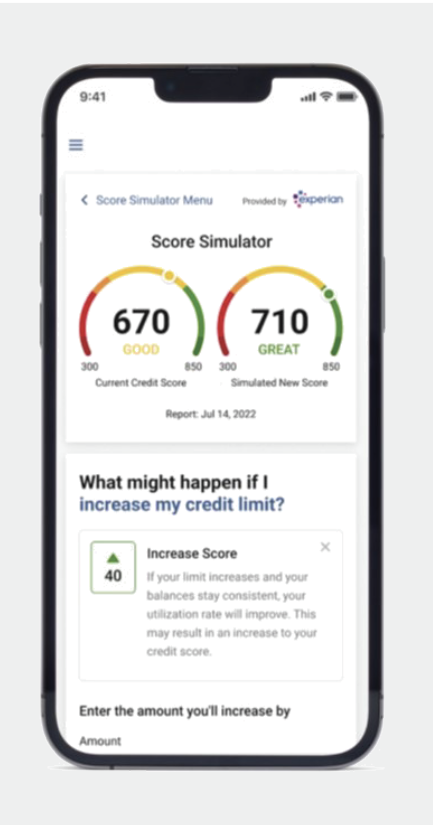 image of credit score simulator