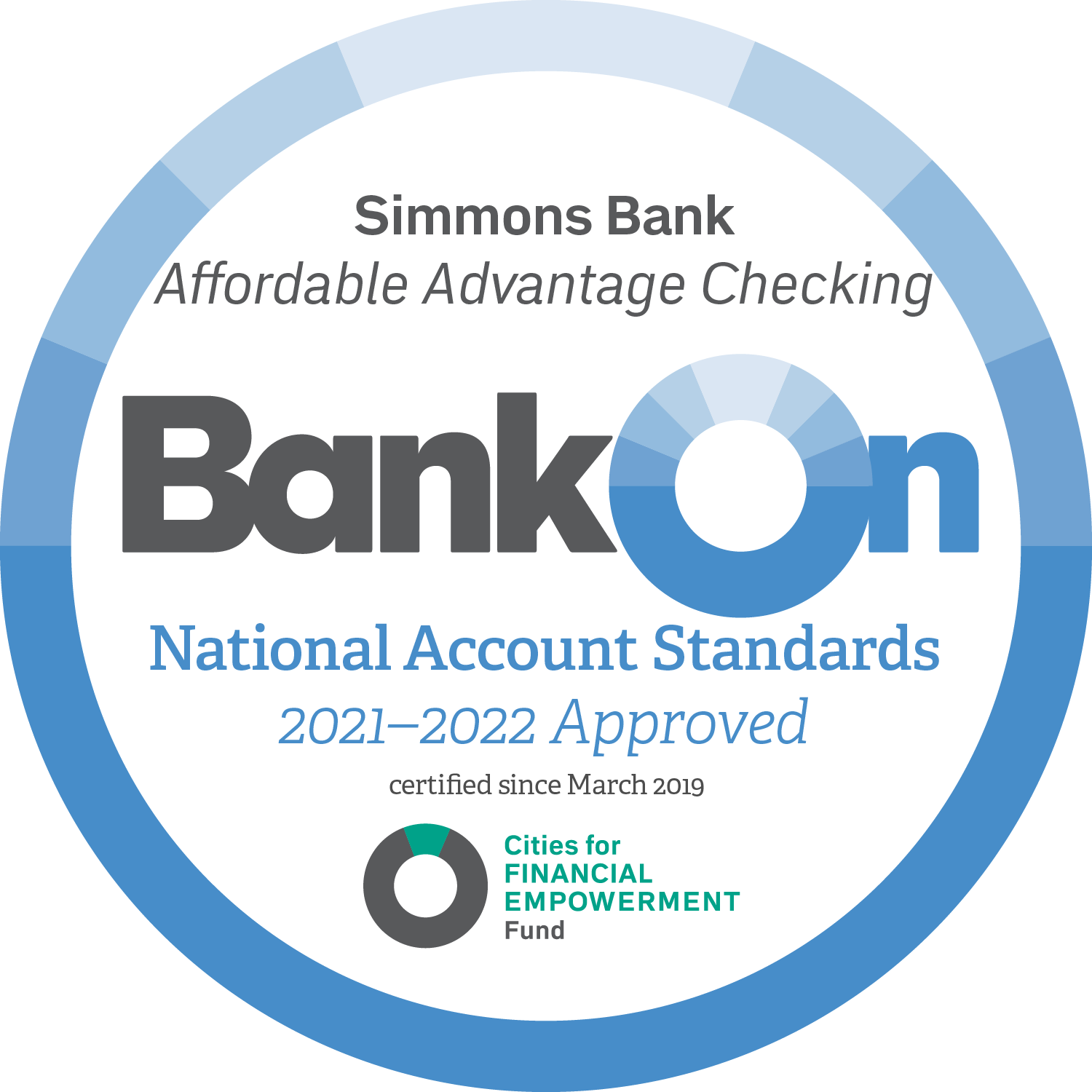 Bank On National Account Standards logo